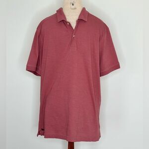 Untuckit 100% Cotton Soft Maroon Collared Polo Size Large